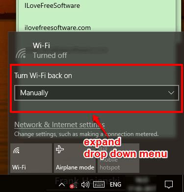 wifi option not available in windows 10